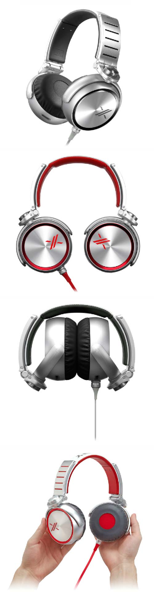 Sony представляет новые наушники MDRX10/BLK и MDRX10/RED